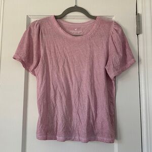 American Eagle Pink Short Sleeve T-Shirt